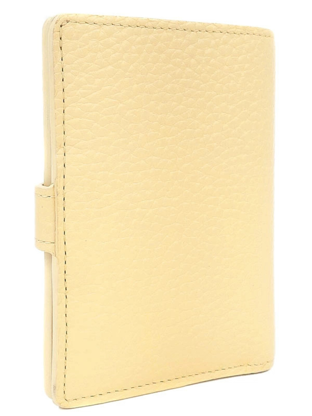 Louis Vuitton Compact LV fold Wallet Short Vertical Bi Black